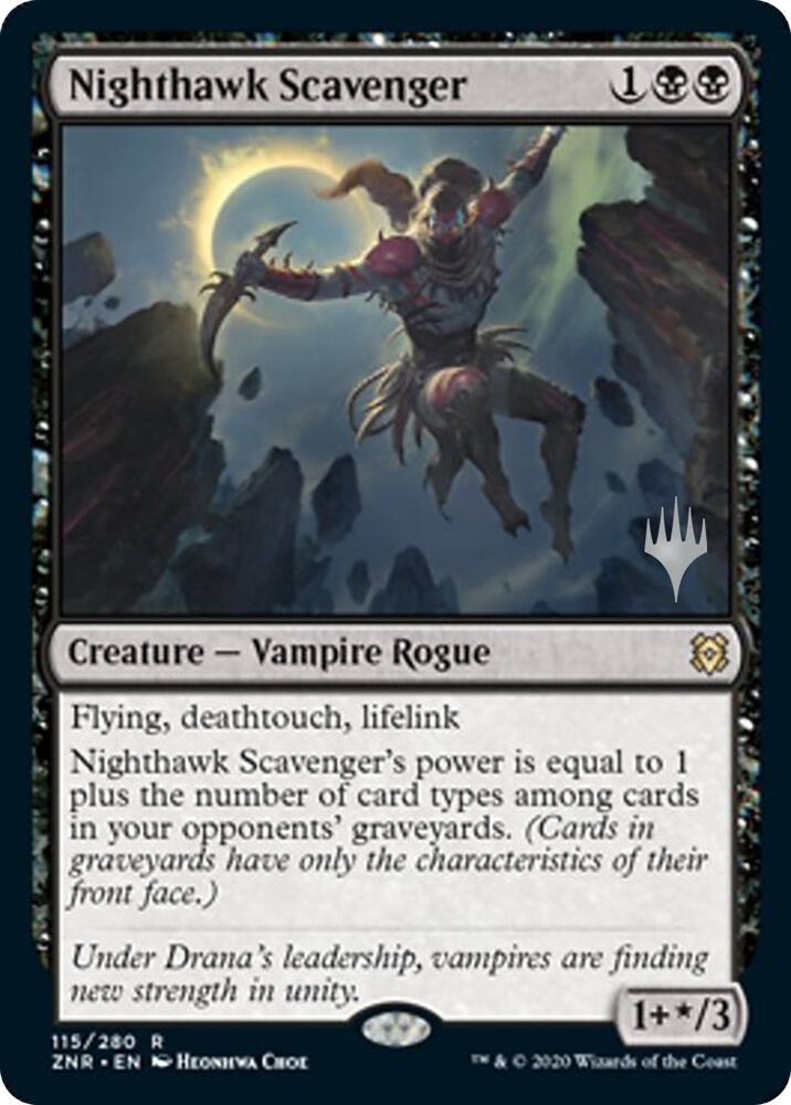 Nighthawk Scavenger (Promo Pack) [Zendikar Rising Promos]