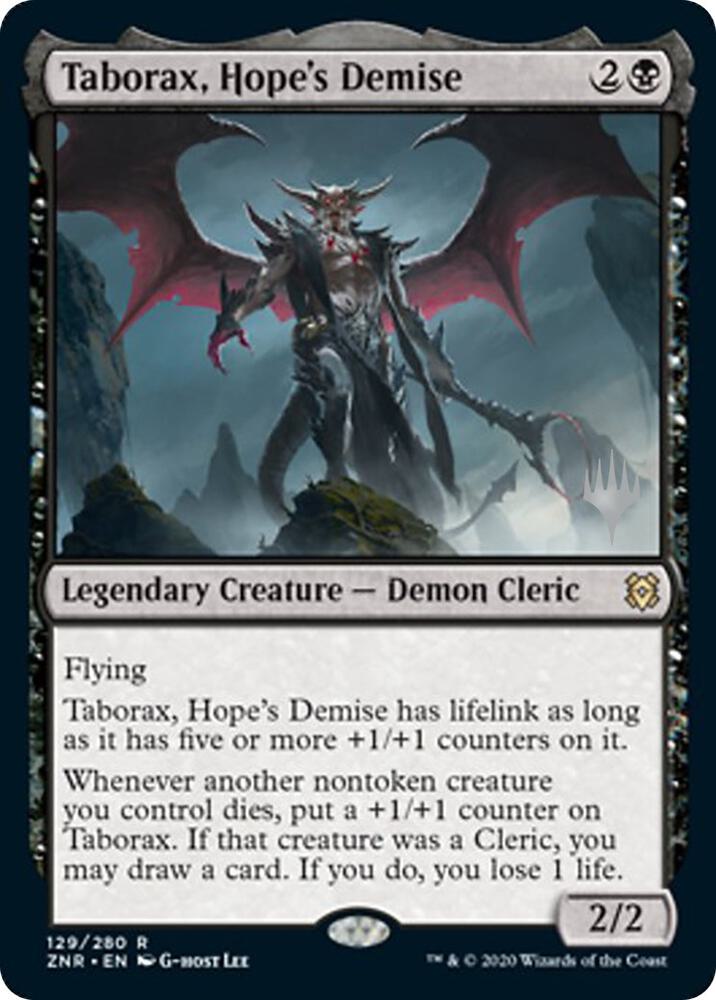 Taborax, Hope's Demise (Promo Pack) [Zendikar Rising Promos]