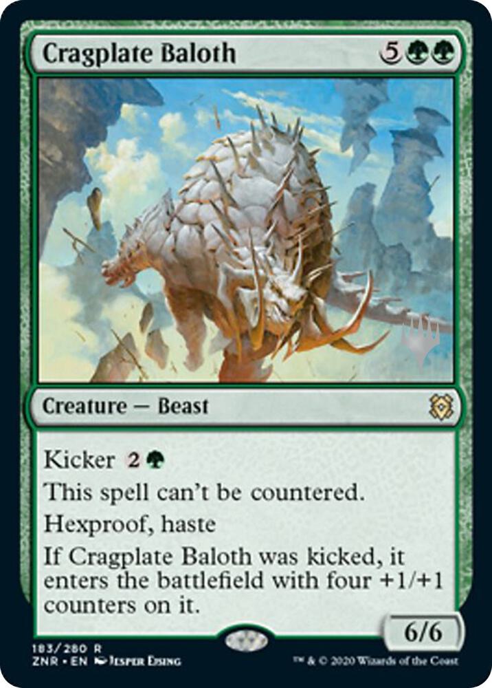 Cragplate Baloth (Promo Pack) [Zendikar Rising Promos]