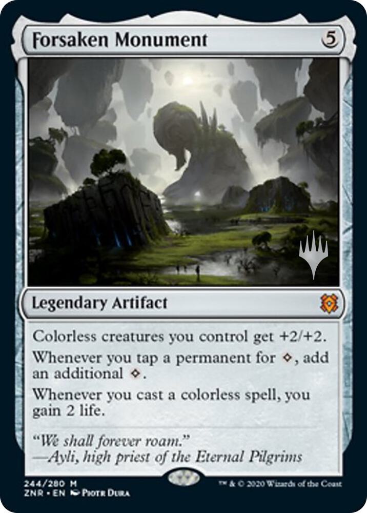 Forsaken Monument (Promo Pack) [Zendikar Rising Promos]