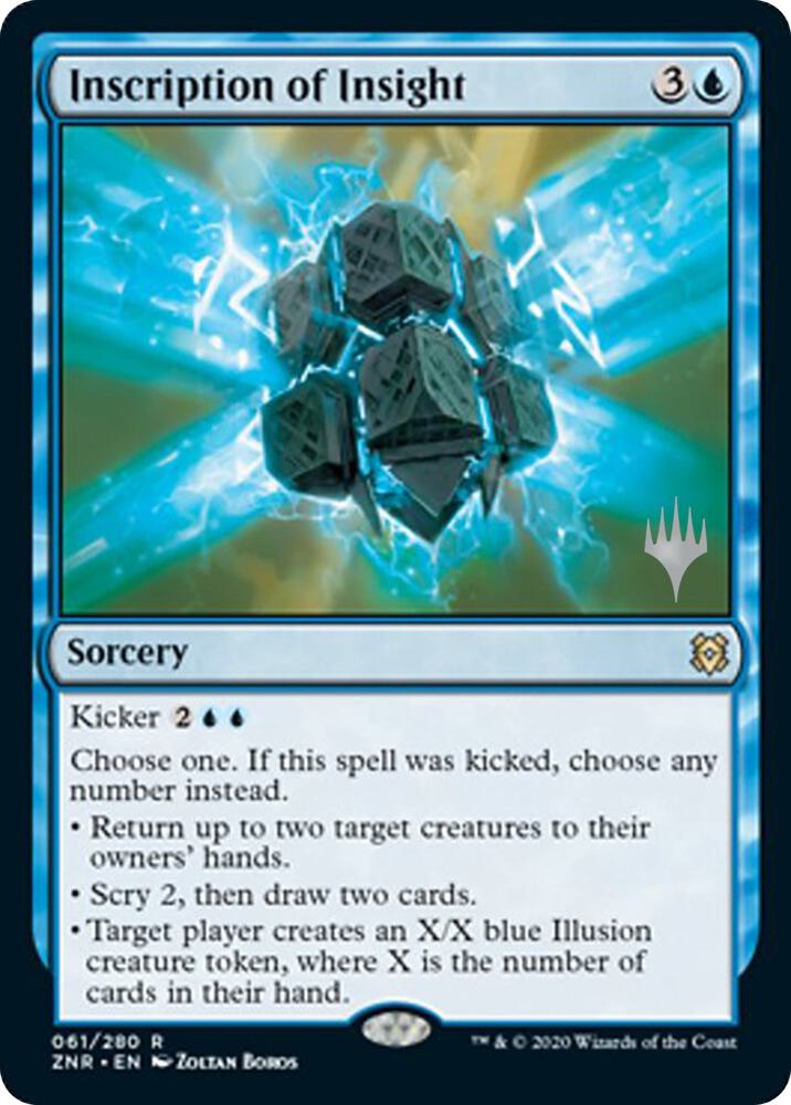 Inscription of Insight (Promo Pack) [Zendikar Rising Promos]