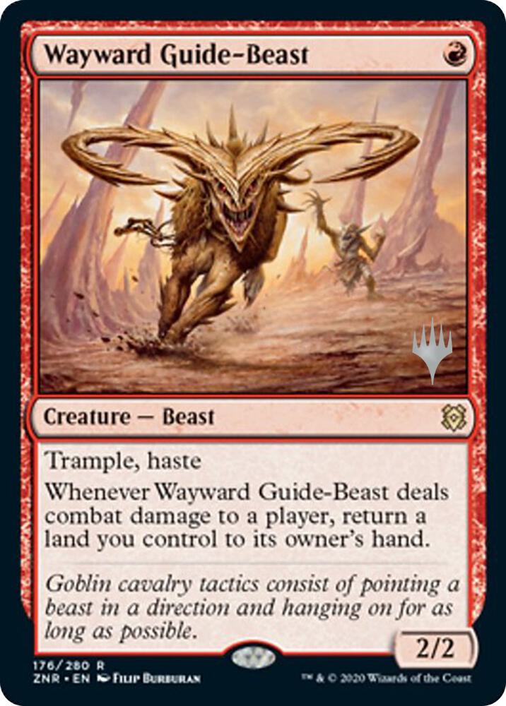 Wayward Guide-Beast (Promo Pack) [Zendikar Rising Promos]