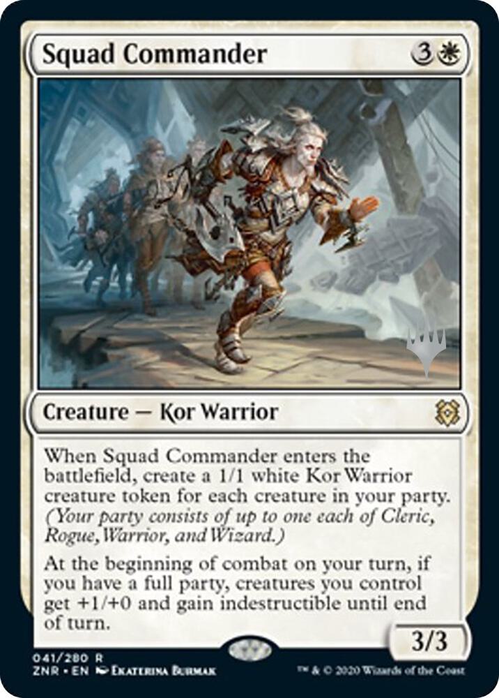 Squad Commander (Promo Pack) [Zendikar Rising Promos]