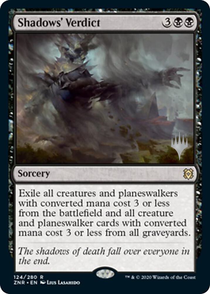 Shadows' Verdict (Promo Pack) [Zendikar Rising Promos]