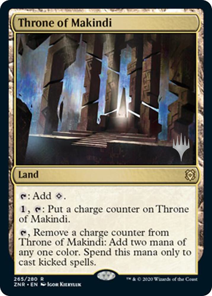 Throne of Makindi (Promo Pack) [Zendikar Rising Promos]