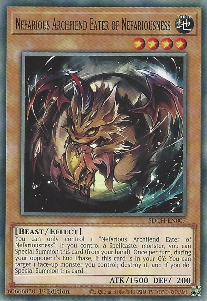 Nefarious Archfiend Eater of Nefariousness [SDCH-EN007] Common