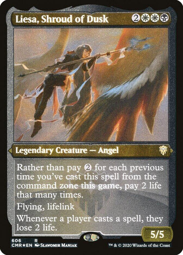 Liesa, Shroud of Dusk (Etched) [Commander Legends]