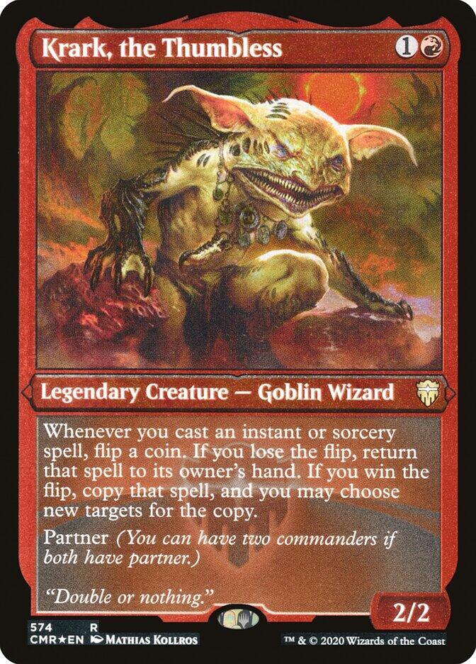 Krark, the Thumbless (Etched) [Commander Legends]