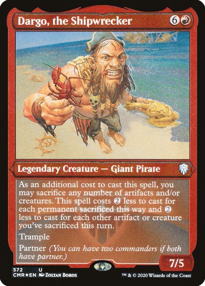 Dargo, the Shipwrecker (Etched) [Commander Legends]