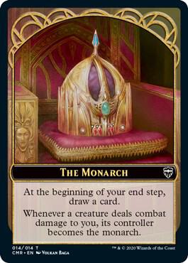 The Monarch // Spirit Double-Sided Token [Commander Legends Tokens]