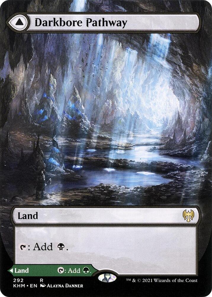 Darkbore Pathway // Slitherbore Pathway (Borderless Alternate Art) [Kaldheim]