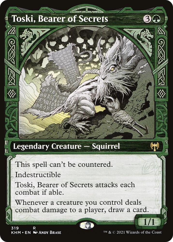 Toski, Bearer of Secrets (Showcase) [Kaldheim]