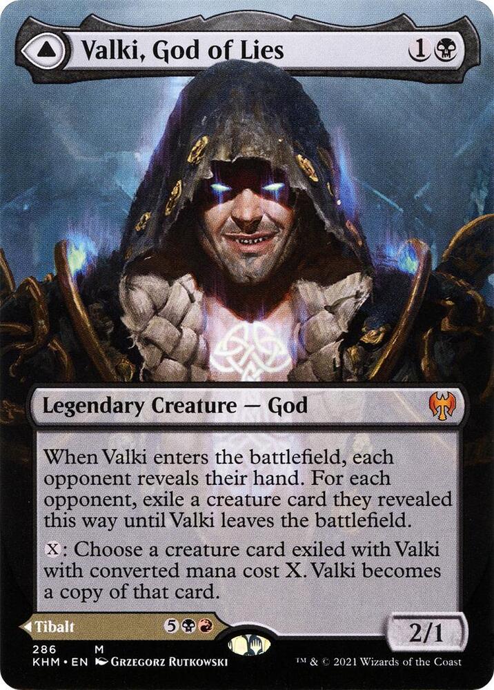 Valki, God of Lies // Tibalt, Cosmic Impostor (Borderless) [Kaldheim]