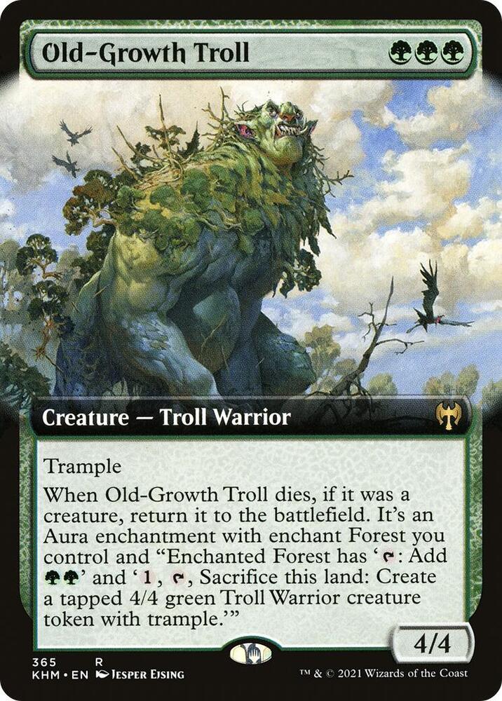 Old-Growth Troll (Extended Art) [Kaldheim]