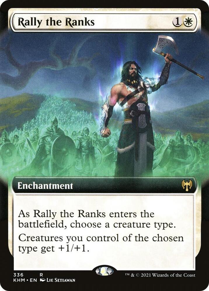 Rally the Ranks (Extended Art) [Kaldheim]