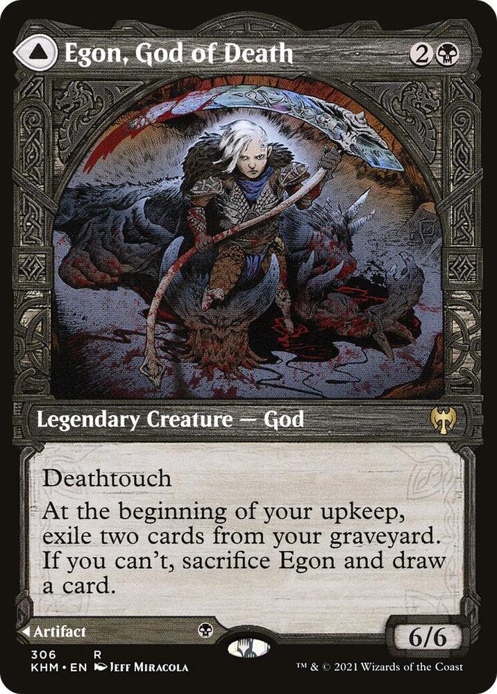 Egon, God of Death // Throne of Death (Showcase) [Kaldheim]
