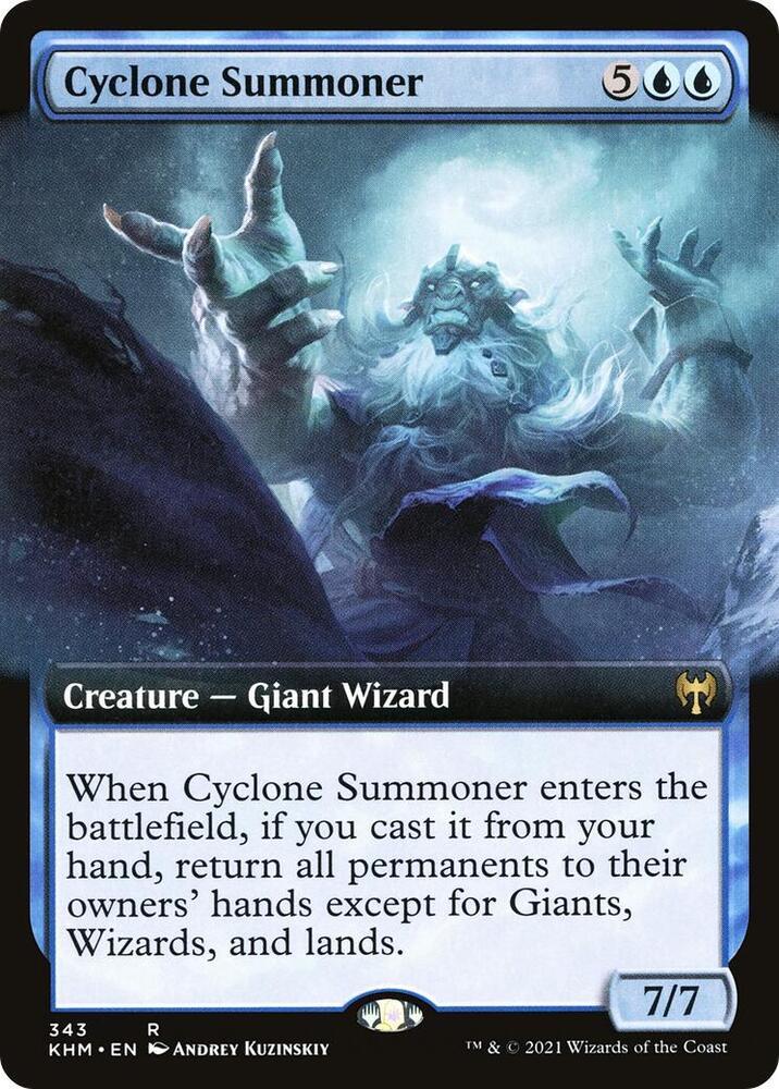 Cyclone Summoner (Extended Art) [Kaldheim]