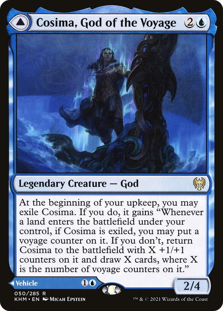 Cosima, God of the Voyage // The Omenkeel [Kaldheim]