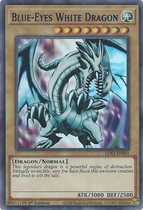 Blue-Eyes White Dragon (Blue) [LDS2-EN001] Ultra Rare