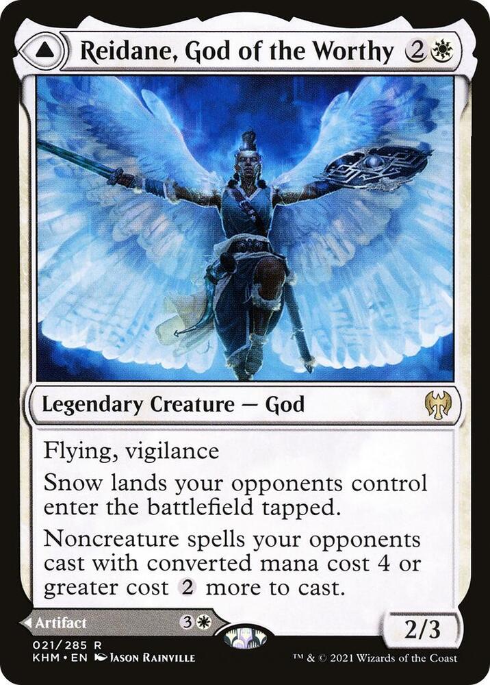 Reidane, God of the Worthy // Valkmira, Protector's Shield [Kaldheim]
