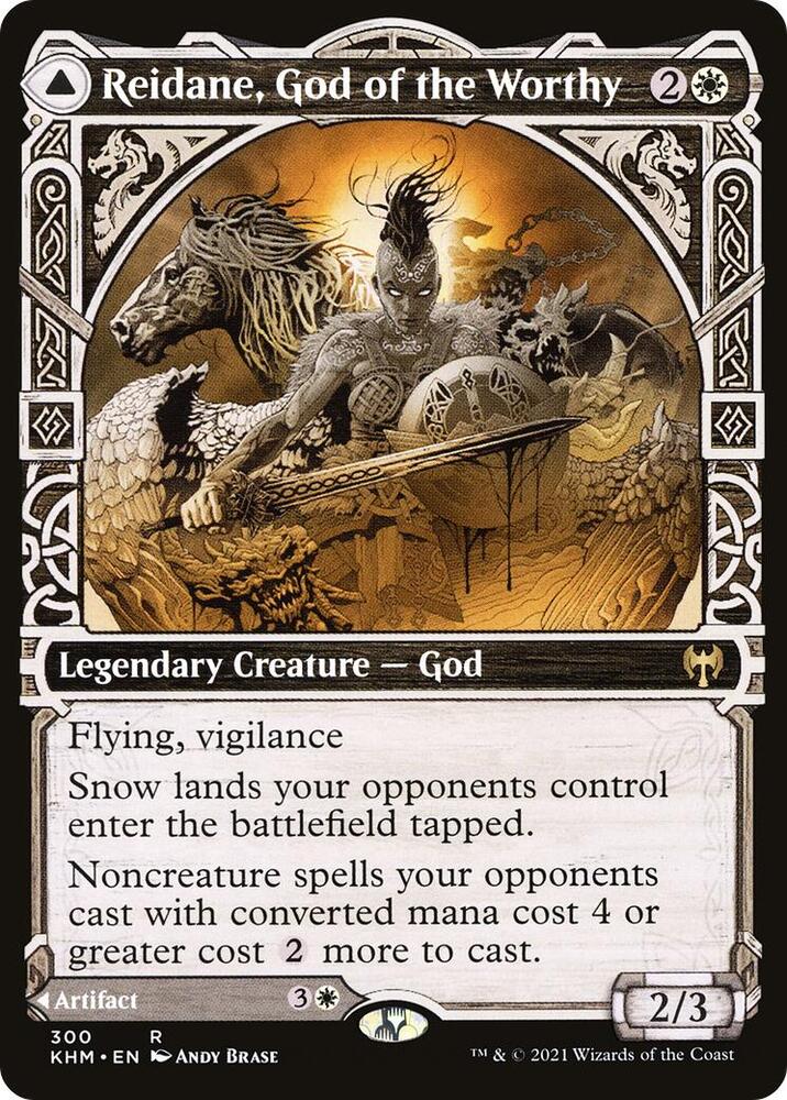 Reidane, God of the Worthy // Valkmira, Protector's Shield (Showcase) [Kaldheim]