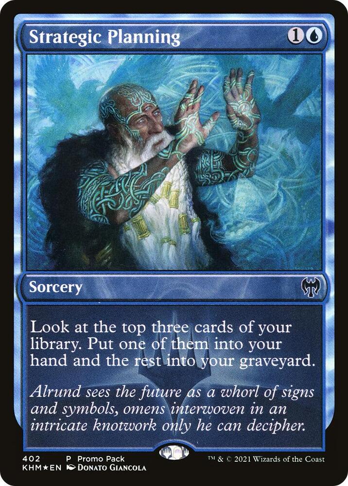 Strategic Planning (Promo Pack) [Kaldheim Promos]