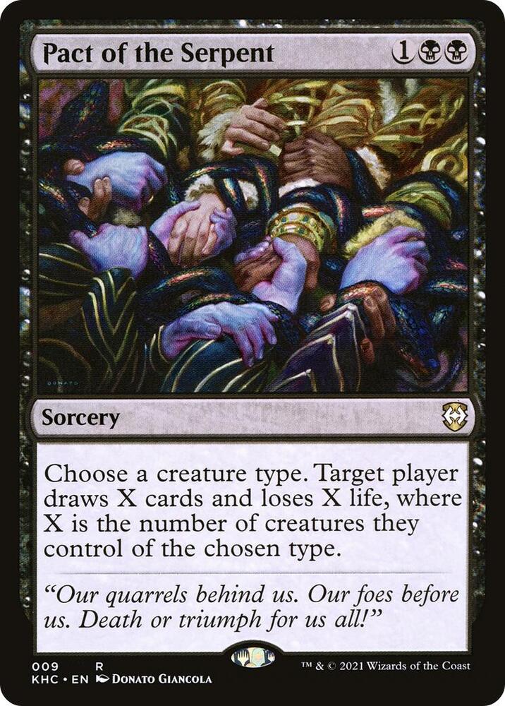 Pact of the Serpent [Kaldheim Commander]
