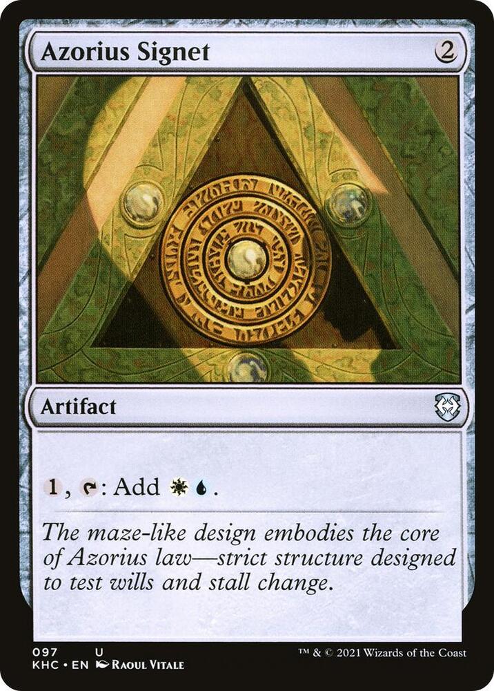 Azorius Signet [Kaldheim Commander]