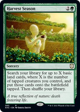 Harvest Season [Kaldheim Commander]