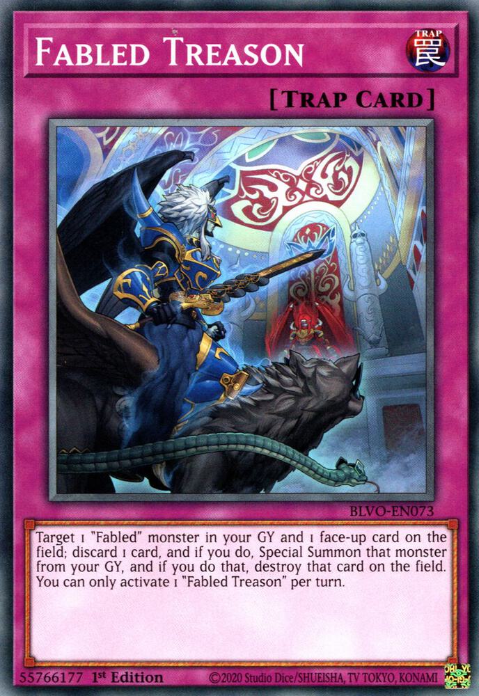 Fabled Treason [BLVO-EN073] Common