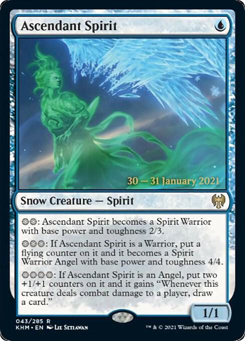 Ascendant Spirit [Kaldheim Prerelease Promos]