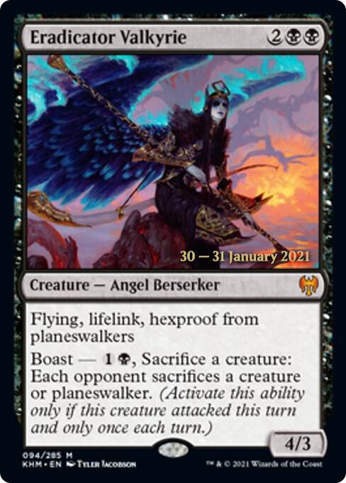 Eradicator Valkyrie [Kaldheim Prerelease Promos]