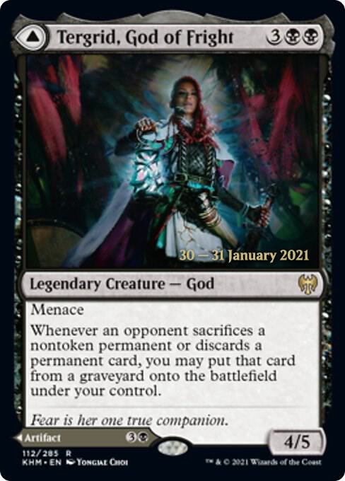 Tergrid, God of Fright // Tergrid's Lantern [Kaldheim Prerelease Promos]