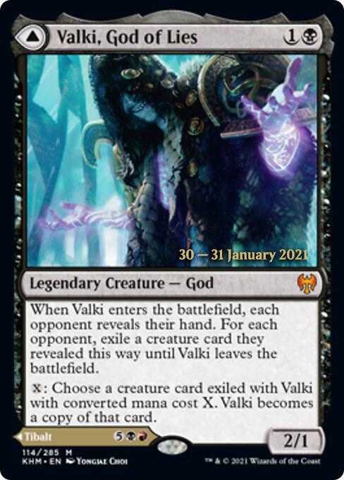 Valki, God of Lies // Tibalt, Cosmic Impostor [Kaldheim Prerelease Promos]
