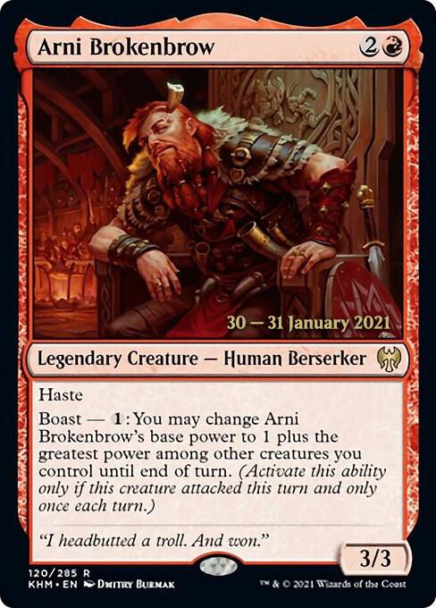 Arni Brokenbrow [Kaldheim Prerelease Promos]