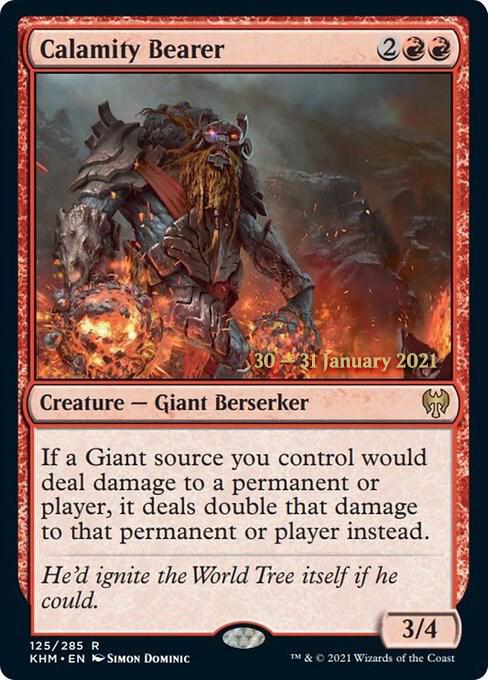 Calamity Bearer [Kaldheim Prerelease Promos]
