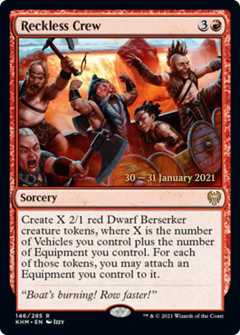 Reckless Crew [Kaldheim Prerelease Promos]