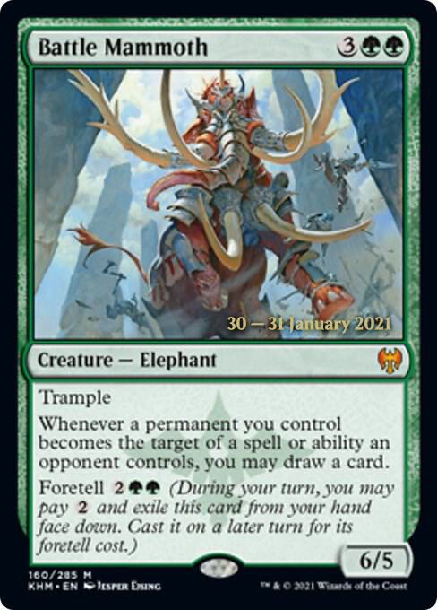 Battle Mammoth [Kaldheim Prerelease Promos]