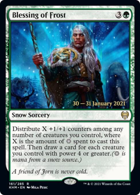 Blessing of Frost [Kaldheim Prerelease Promos]