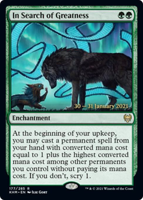 In Search of Greatness [Kaldheim Prerelease Promos]