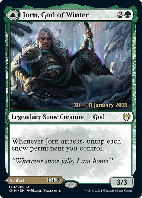 Jorn, God of Winter // Kaldring, the Rimestaff [Kaldheim Prerelease Promos]