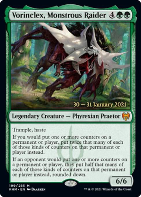 Vorinclex, Monstrous Raider [Kaldheim Prerelease Promos]