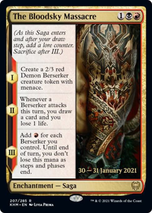 The Bloodsky Massacre [Kaldheim Prerelease Promos]