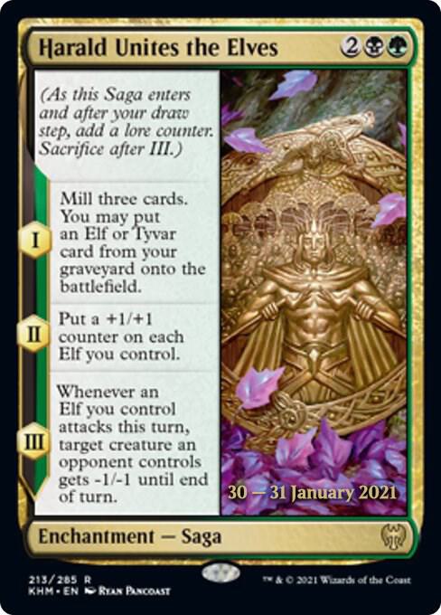 Harald Unites the Elves [Kaldheim Prerelease Promos]