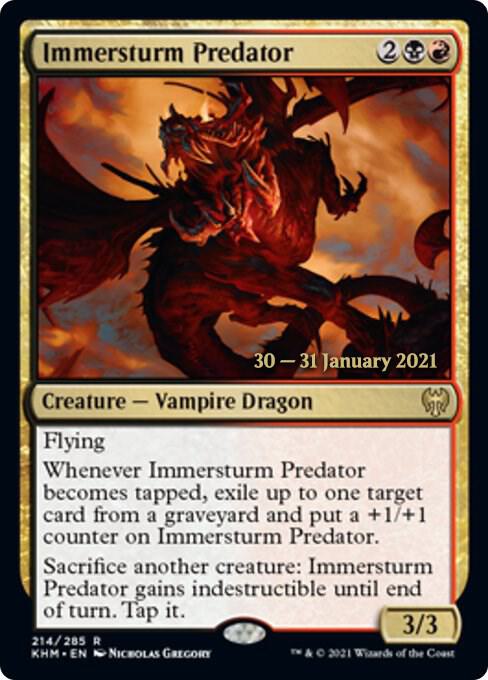 Immersturm Predator [Kaldheim Prerelease Promos]