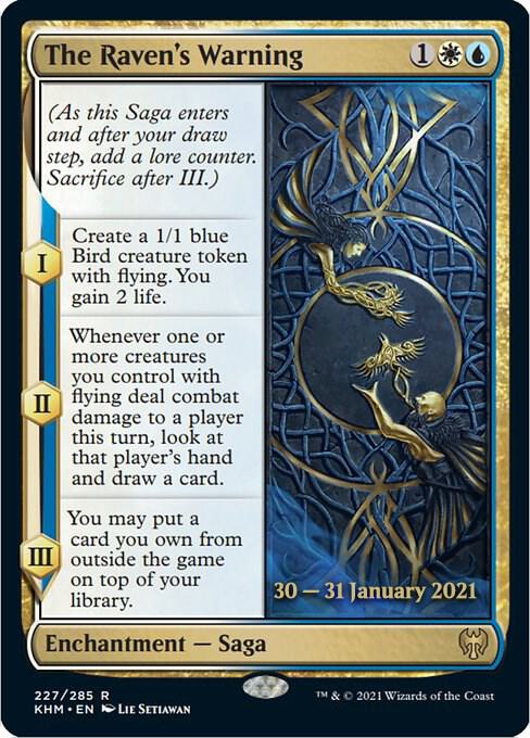The Raven's Warning [Kaldheim Prerelease Promos]