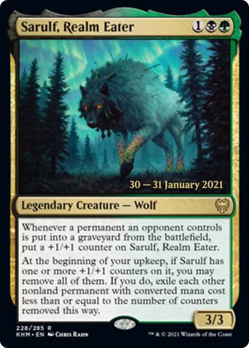 Sarulf, Realm Eater [Kaldheim Prerelease Promos]