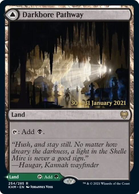 Darkbore Pathway // Slitherbore Pathway [Kaldheim Prerelease Promos]