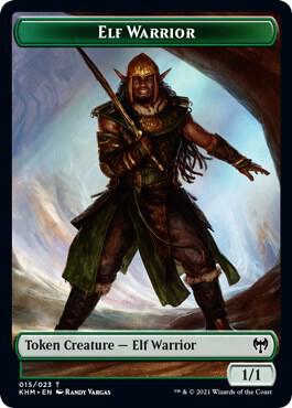 Elf Warrior Token [Kaldheim Tokens]