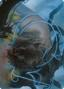 Bind the Monster Art Card [Kaldheim Art Series]